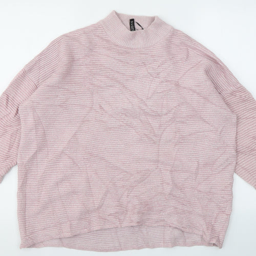 H&M Womens Pink   Pullover Jumper Size M