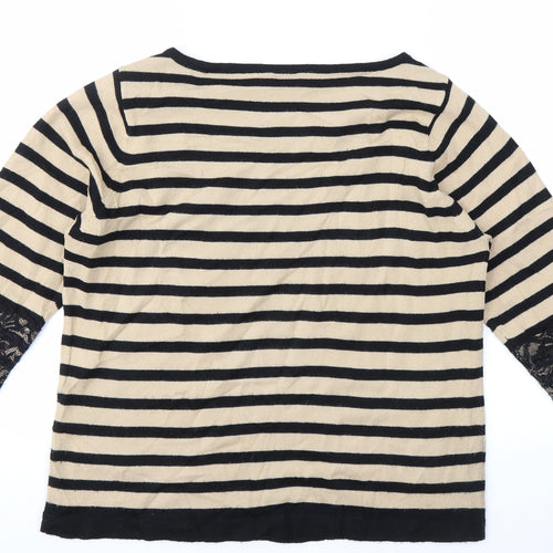 JULIPA  Womens Multicoloured Striped  Pullover Jumper Size 12