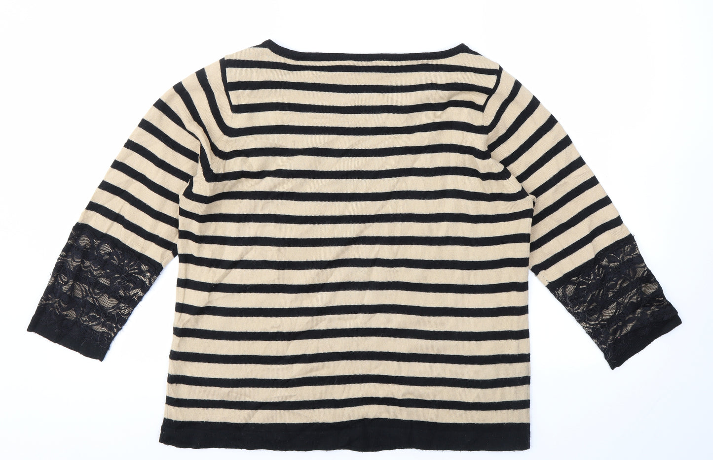 JULIPA  Womens Multicoloured Striped  Pullover Jumper Size 12