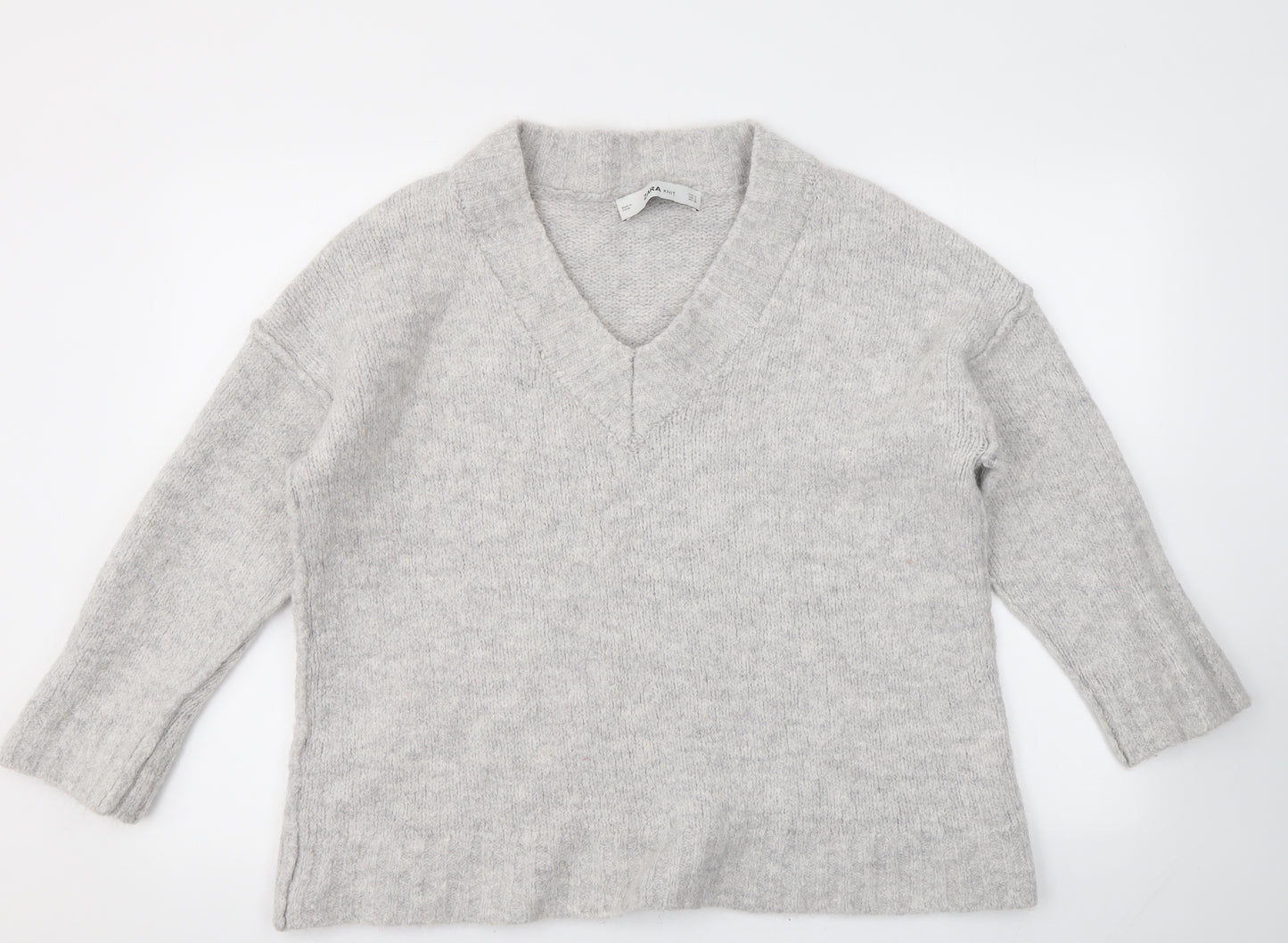 Zara Womens Grey   Pullover Jumper Size M