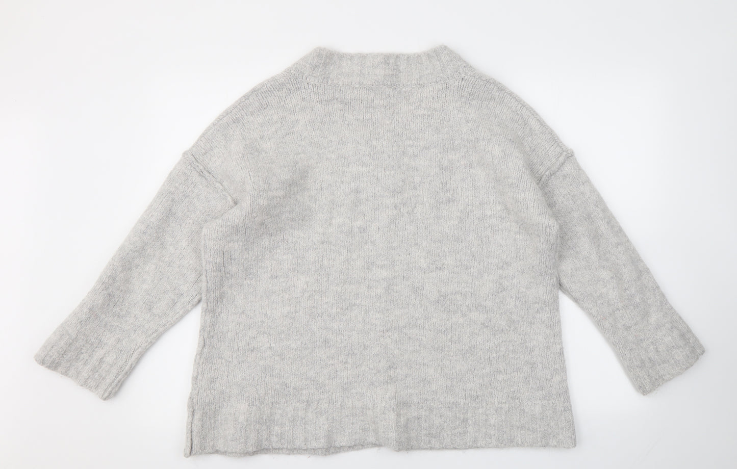 Zara Womens Grey   Pullover Jumper Size M