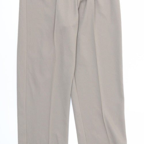 DAMART  Womens Beige   Trousers  Size 8 L29 in - STRECHY WAISTBAND