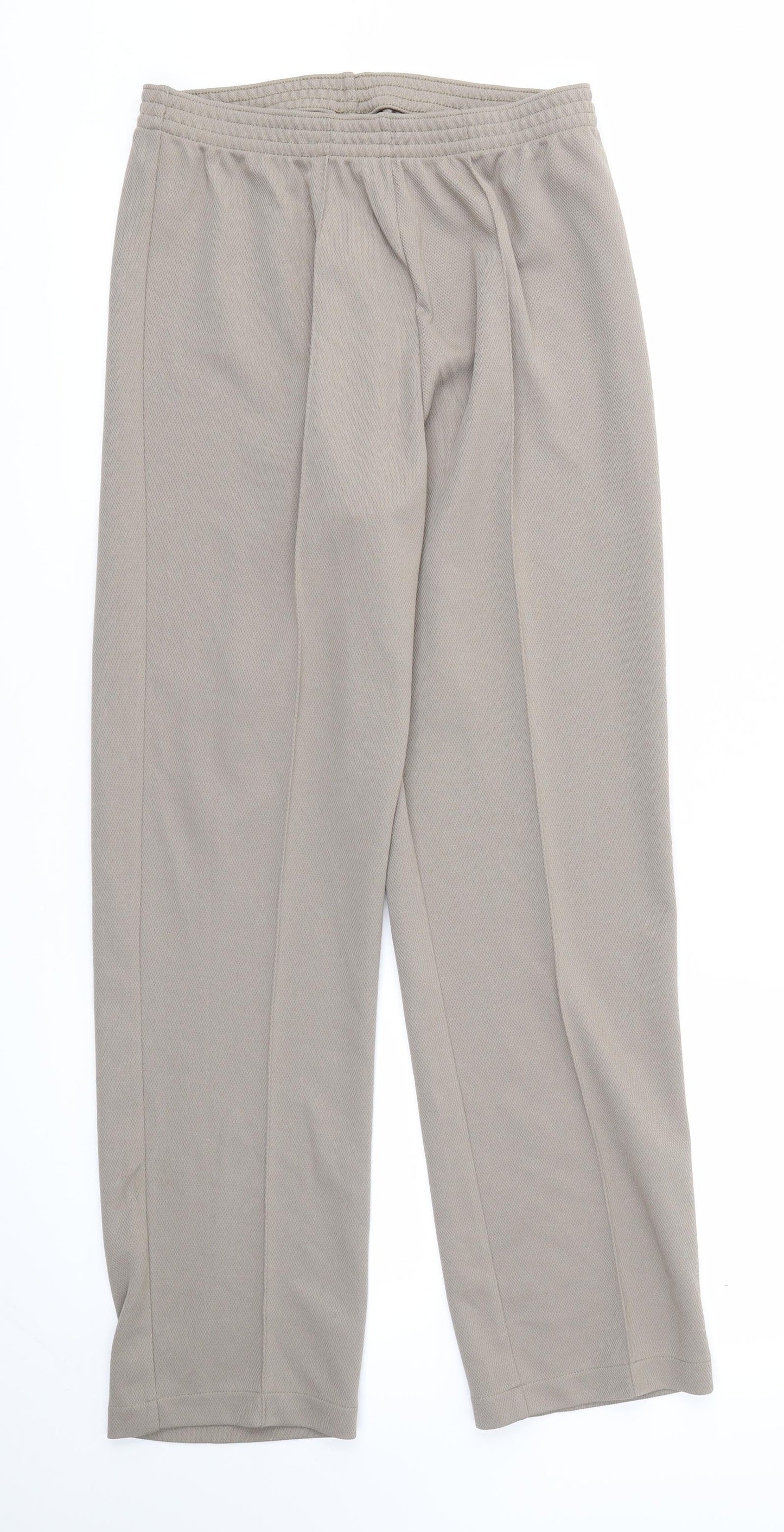 DAMART  Womens Beige   Trousers  Size 8 L29 in - STRECHY WAISTBAND