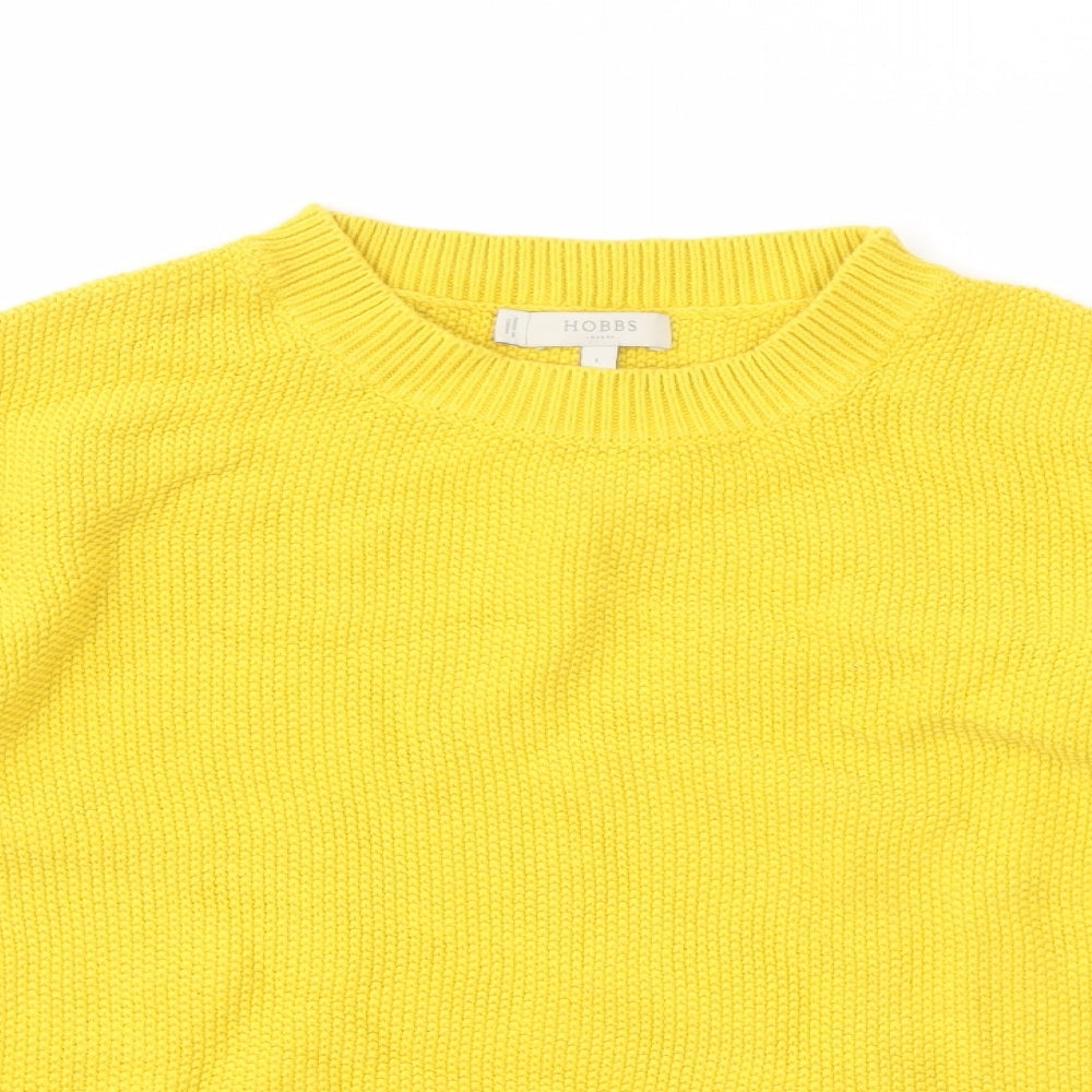 HOBBS  Womens Yellow   Pullover Jumper Size L