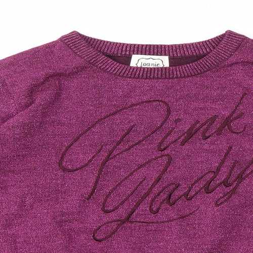 JOAMIE  Womens Purple   Pullover Jumper Size M