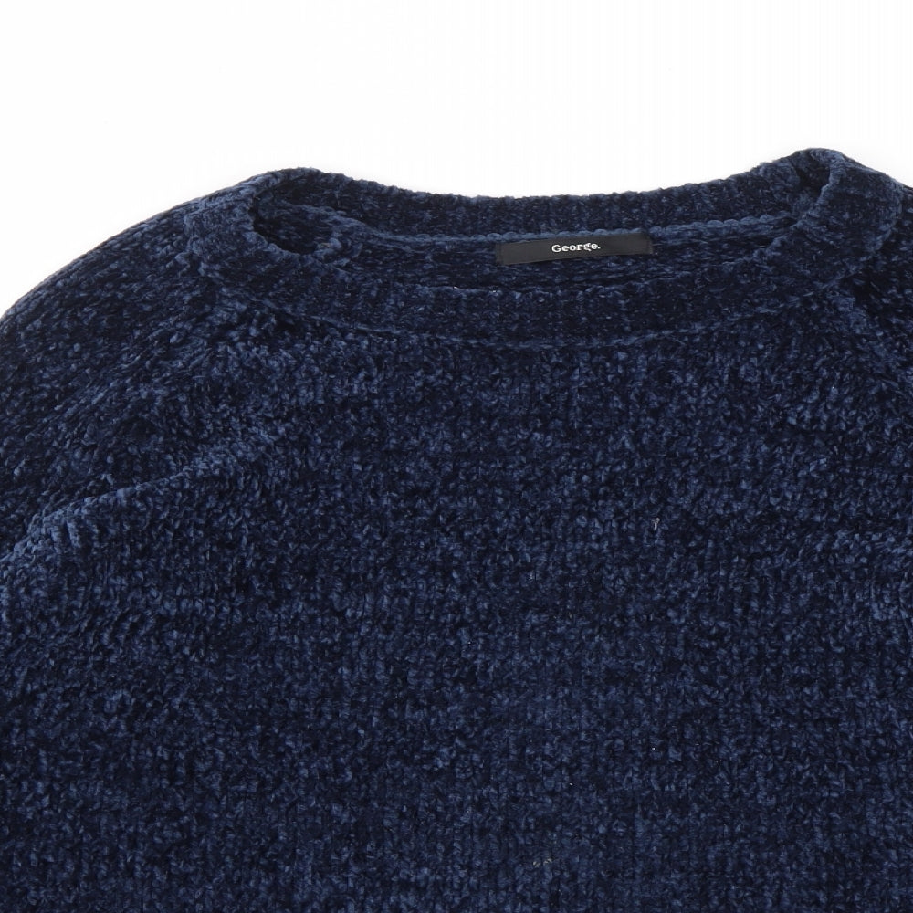George Womens Blue   Pullover Jumper Size S