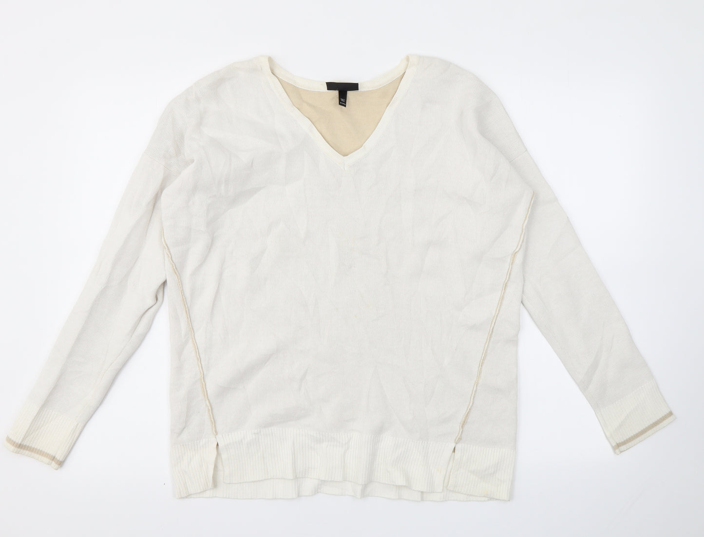 Topshop Womens Ivory   Pullover Jumper Size 12