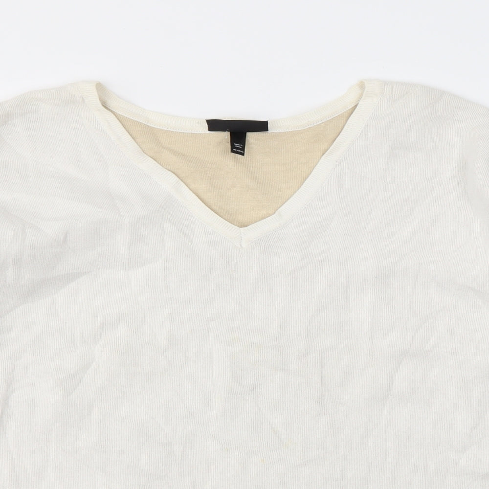 Topshop Womens Ivory   Pullover Jumper Size 12