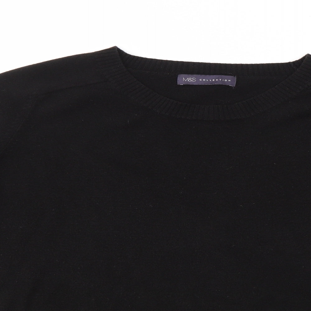 M&S Womens Black   Pullover Jumper Size 20