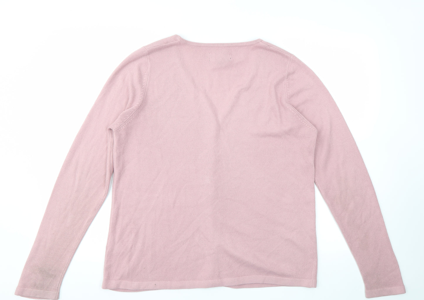JEFF &CO  Womens Pink   Cardigan Jumper Size M
