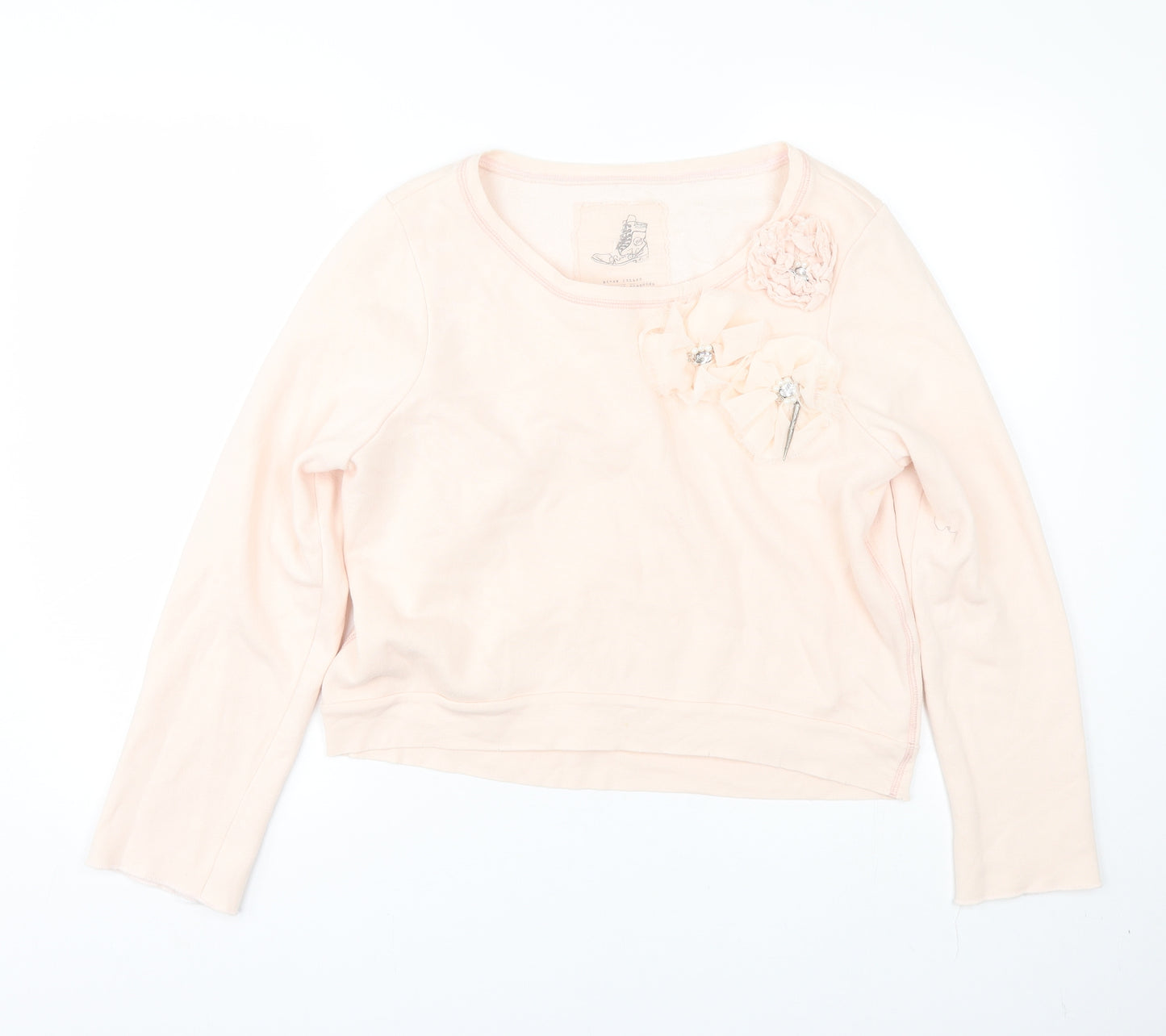 River Island Womens Pink   Pullover Sweatshirt Size 16