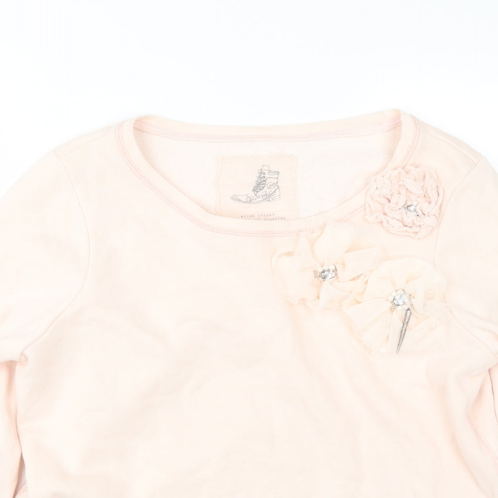 River Island Womens Pink   Pullover Sweatshirt Size 16