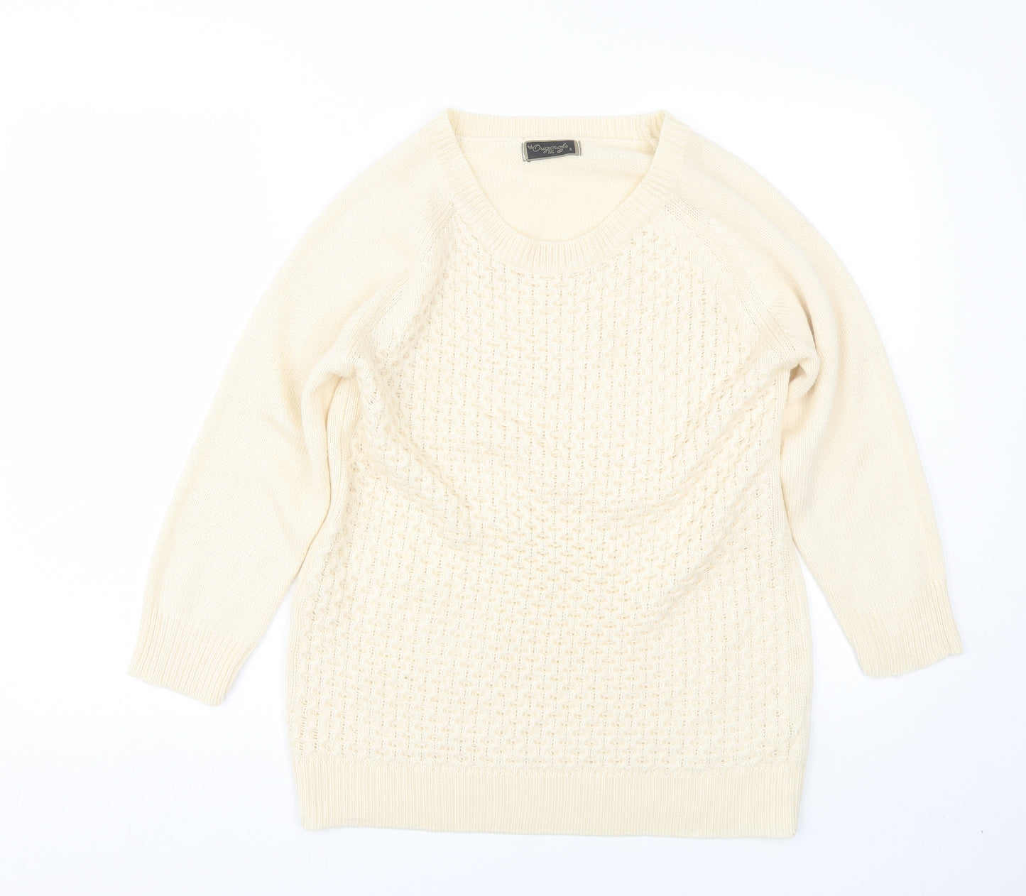 Originals Womens Beige   Pullover Jumper Size S