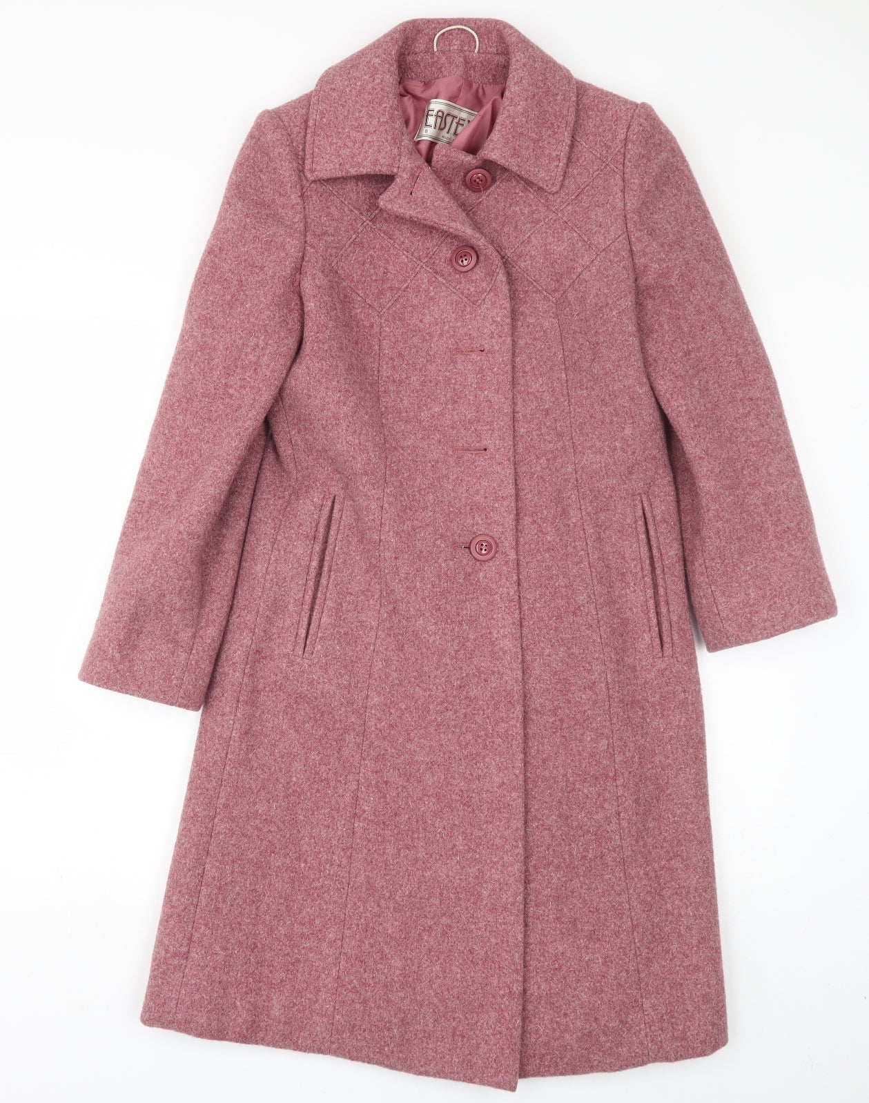 Eastex Womens Pink   Trench Coat Coat Size 8