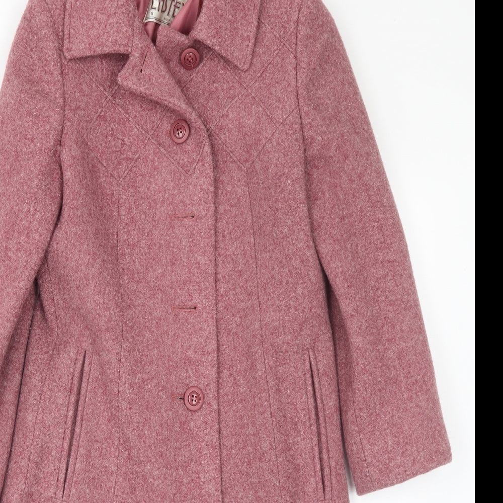 Eastex Womens Pink   Trench Coat Coat Size 8