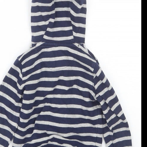 Lullaby Baby Blue Striped  Full Zip Jumper Size 9-12 Months