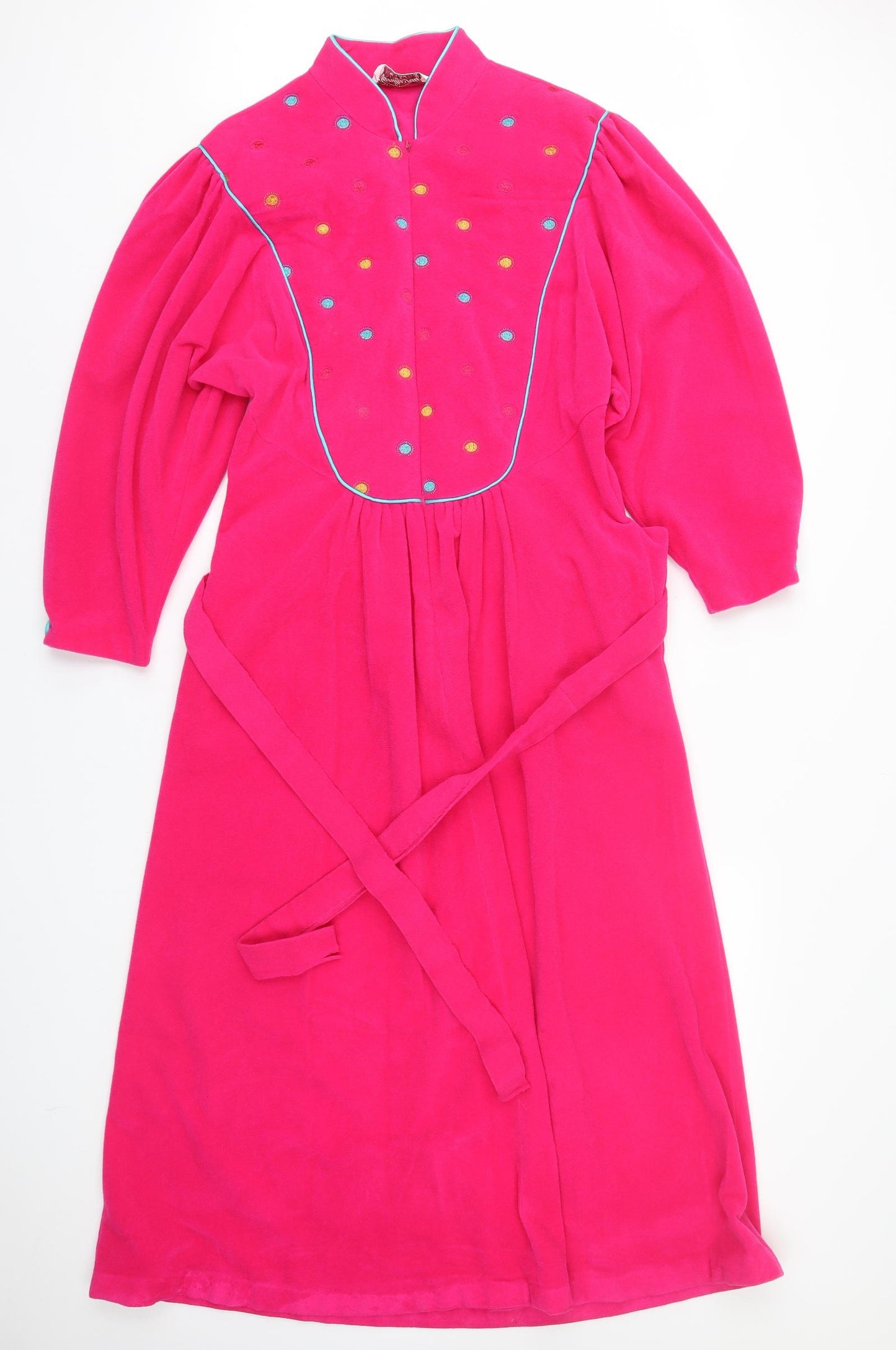 Vanity Fair Womens Pink Polka Dot  Cami Dress Size M