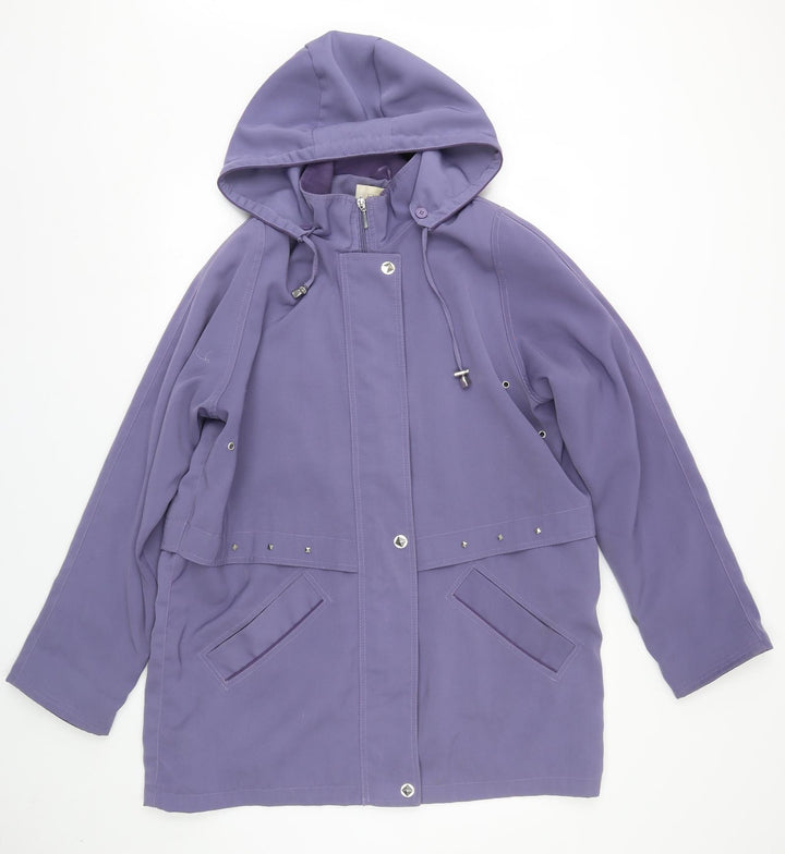 EWM Womens Blue Jacket Coat Size 16