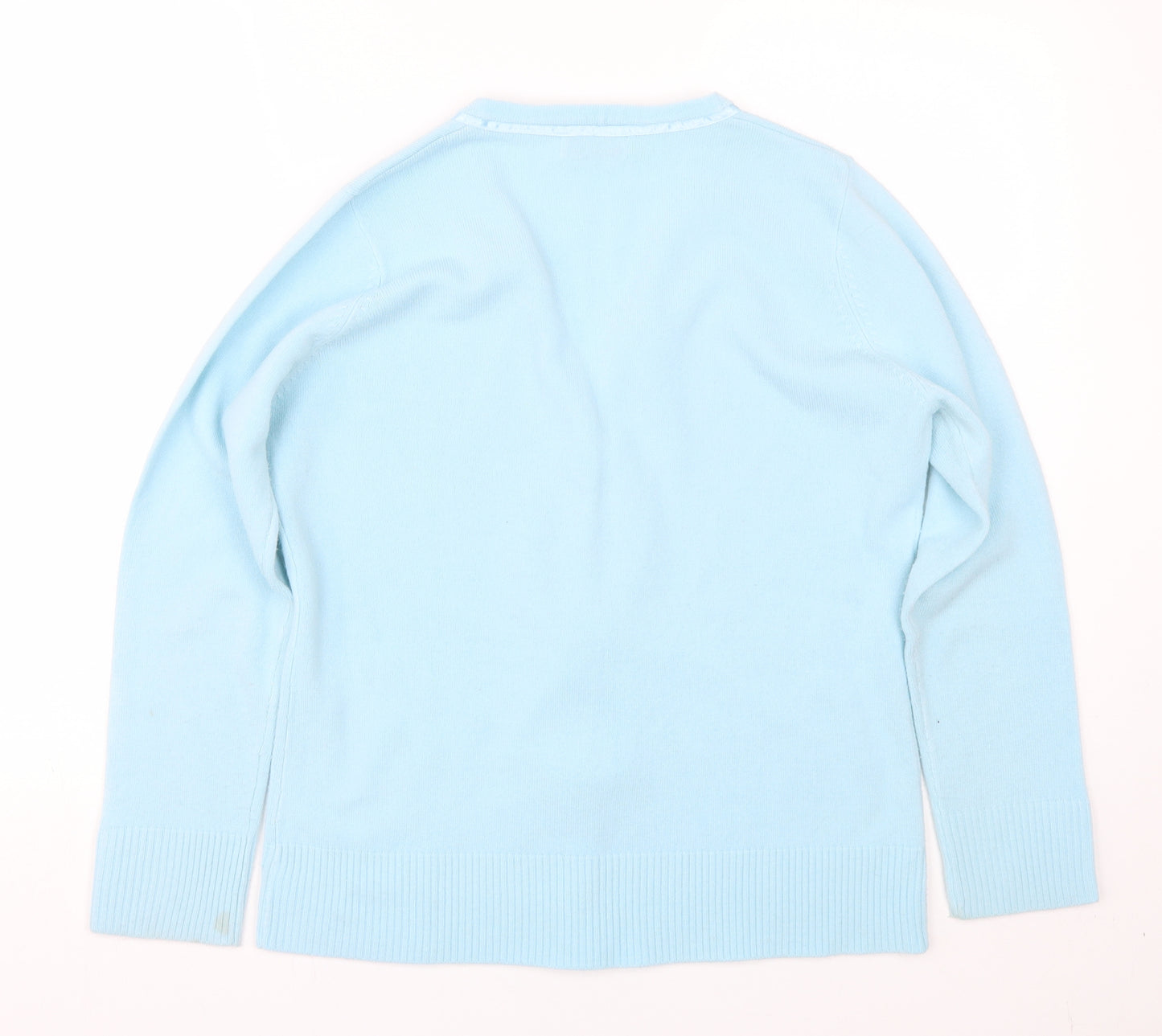 Bonmarche Womens Blue   Cardigan Jumper Size M