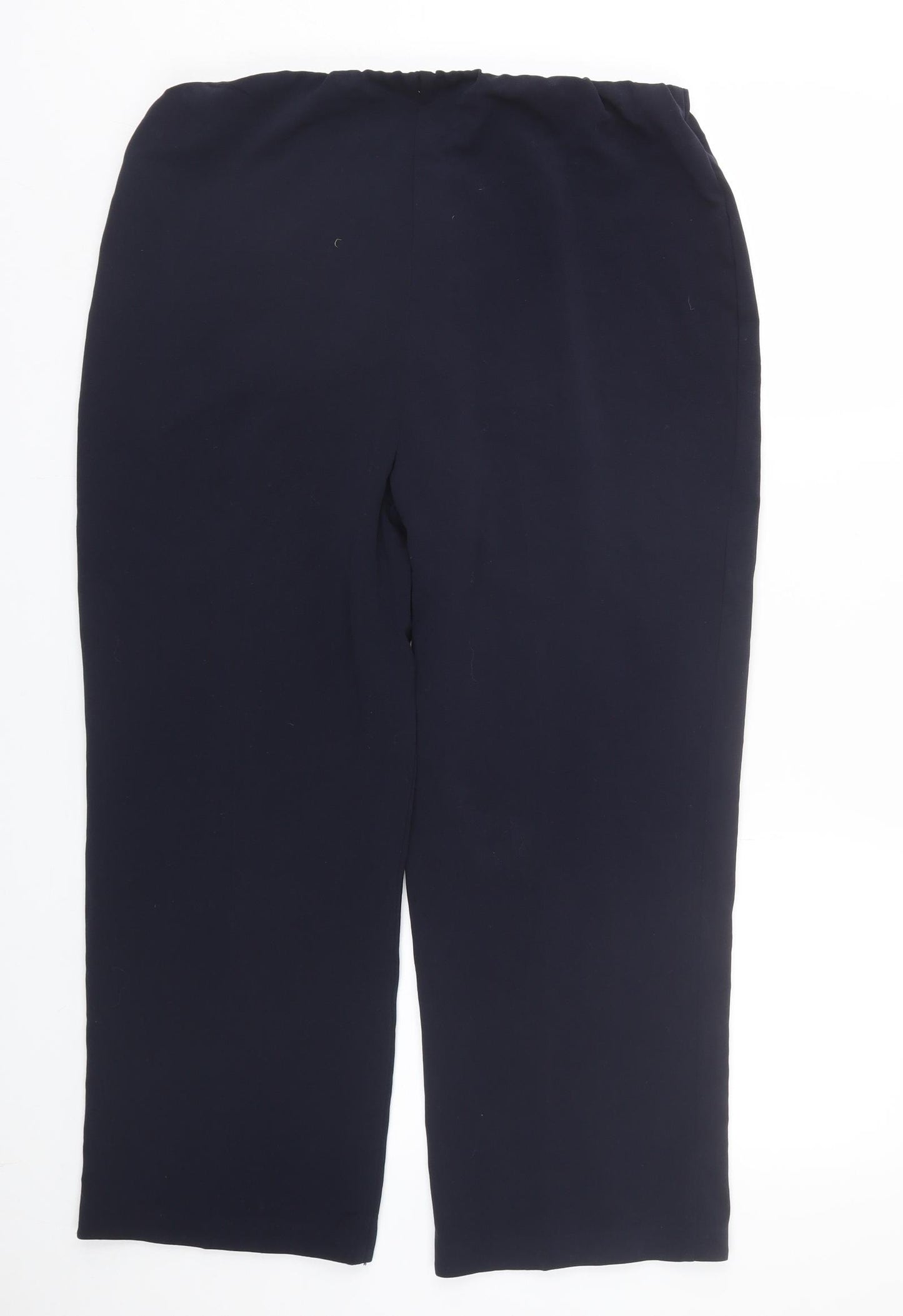 Isle Womens Blue   Capri Trousers Size 16 L24 in