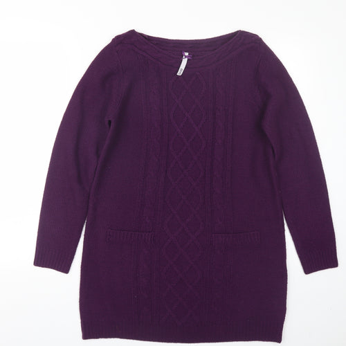 BHS Womens Purple   Pullover Jumper Size 12