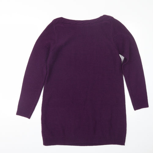 BHS Womens Purple   Pullover Jumper Size 12