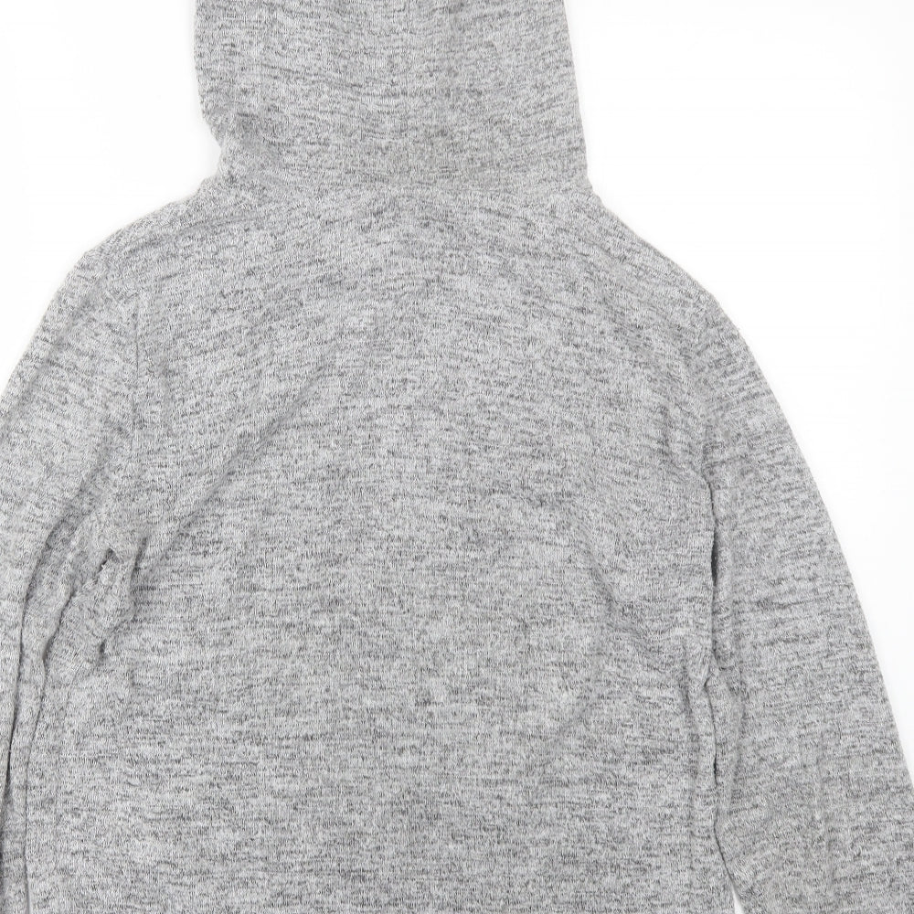 Peacocks Womens Grey   Full Zip Hoodie Size 12
