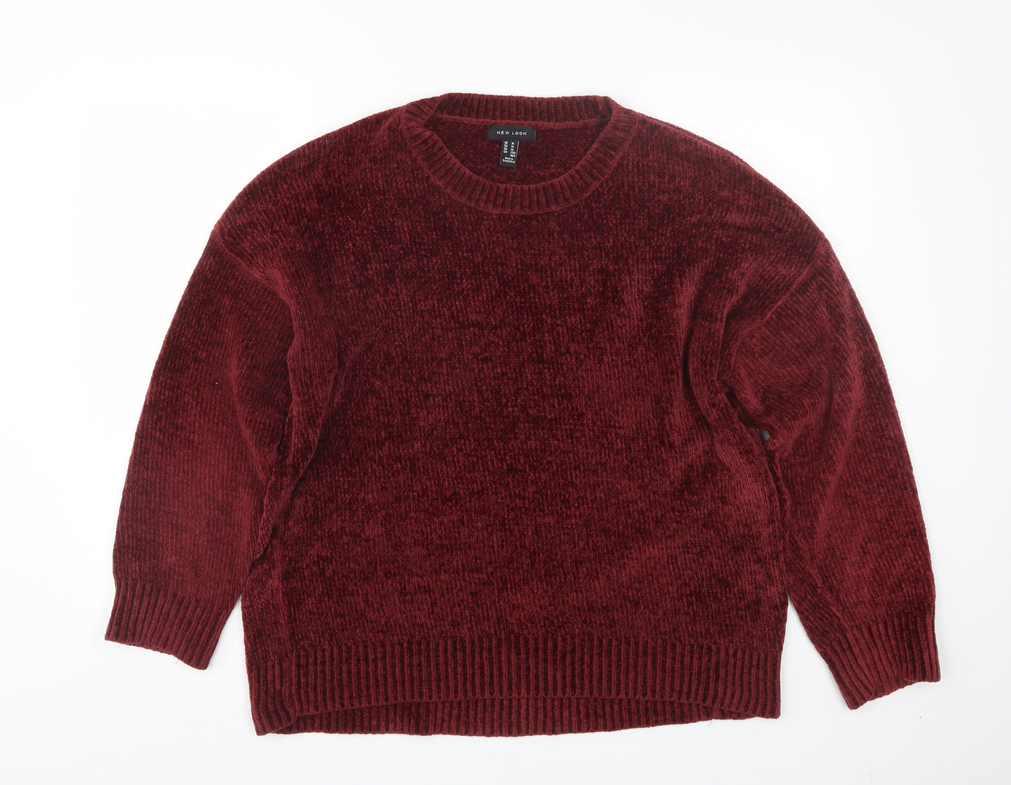 New Look Womens Red   Pullover Jumper Size M