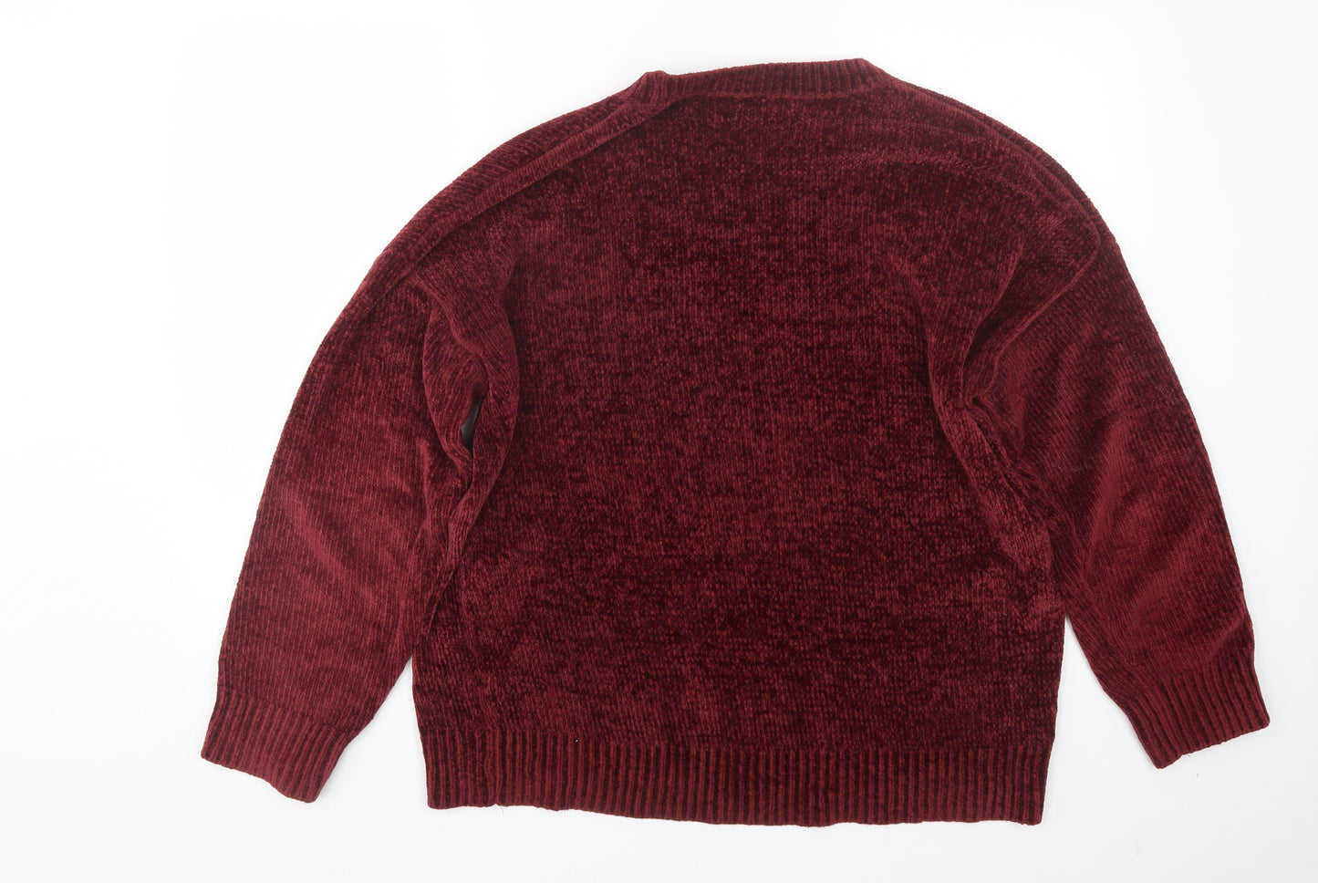 New Look Womens Red   Pullover Jumper Size M