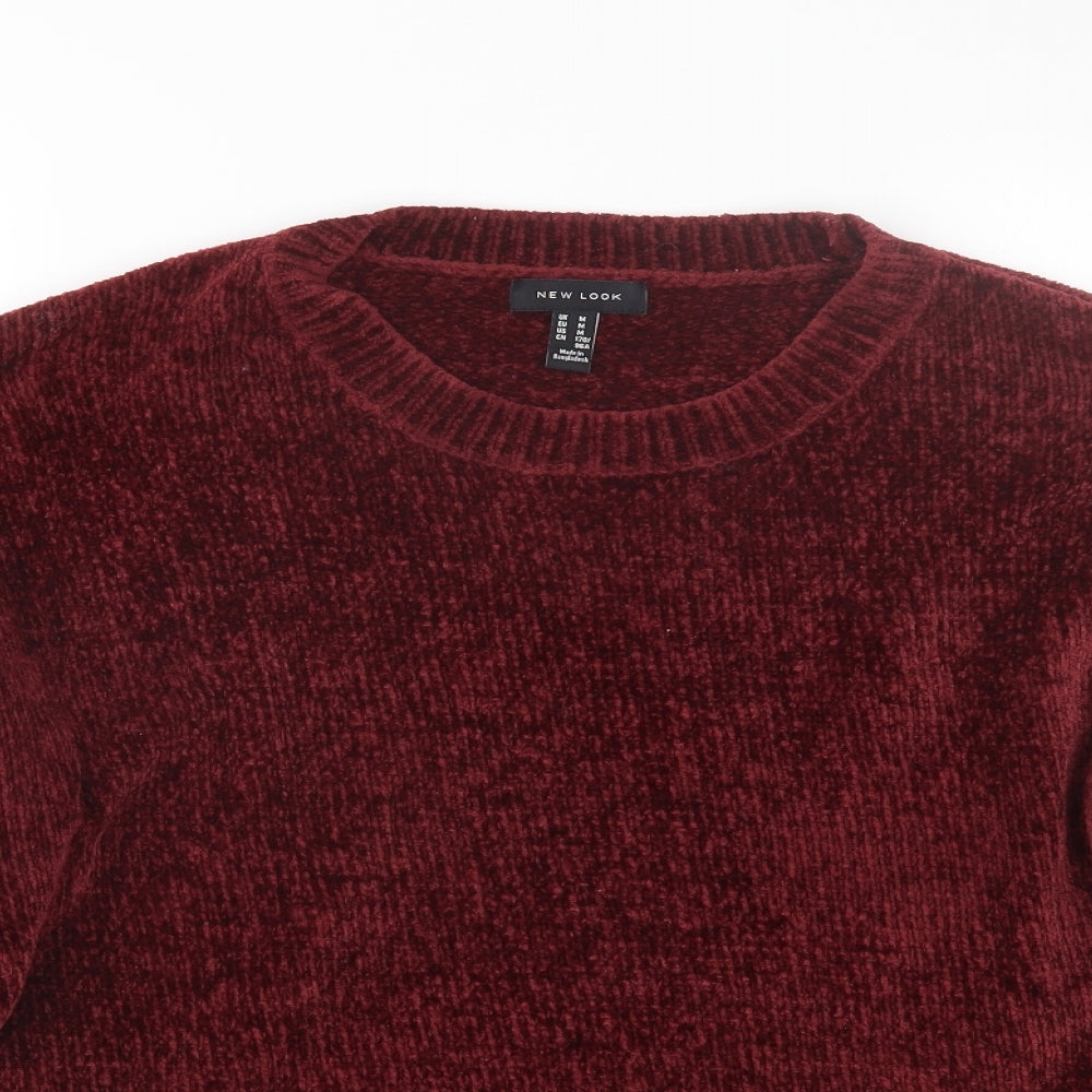 New Look Womens Red   Pullover Jumper Size M