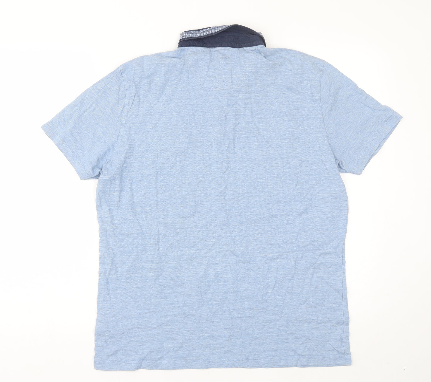 Cedar Wood State Mens Blue    Polo Size L