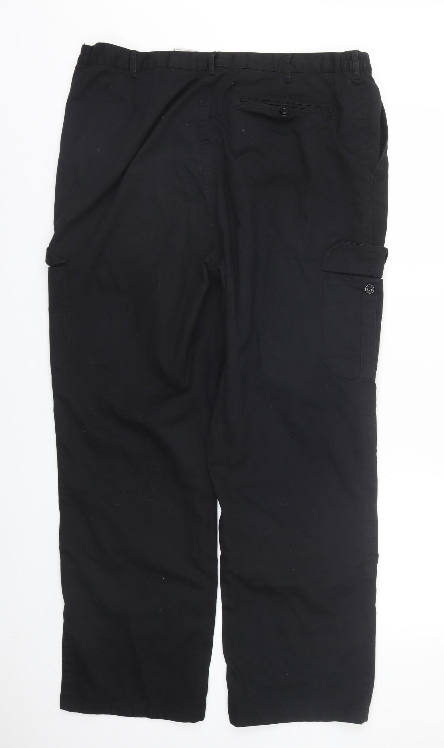 black knight Womens Black   Cargo Trousers Size 20 L28 in - Workwear