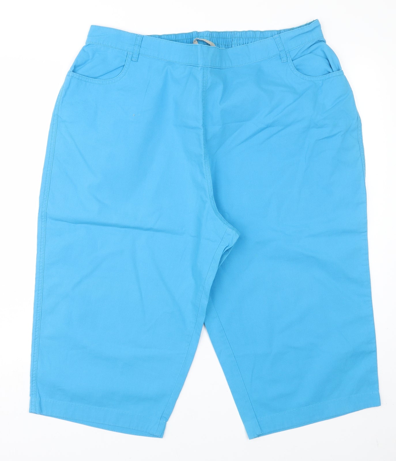 Anthology Womens Blue   Sweat Shorts Size 20