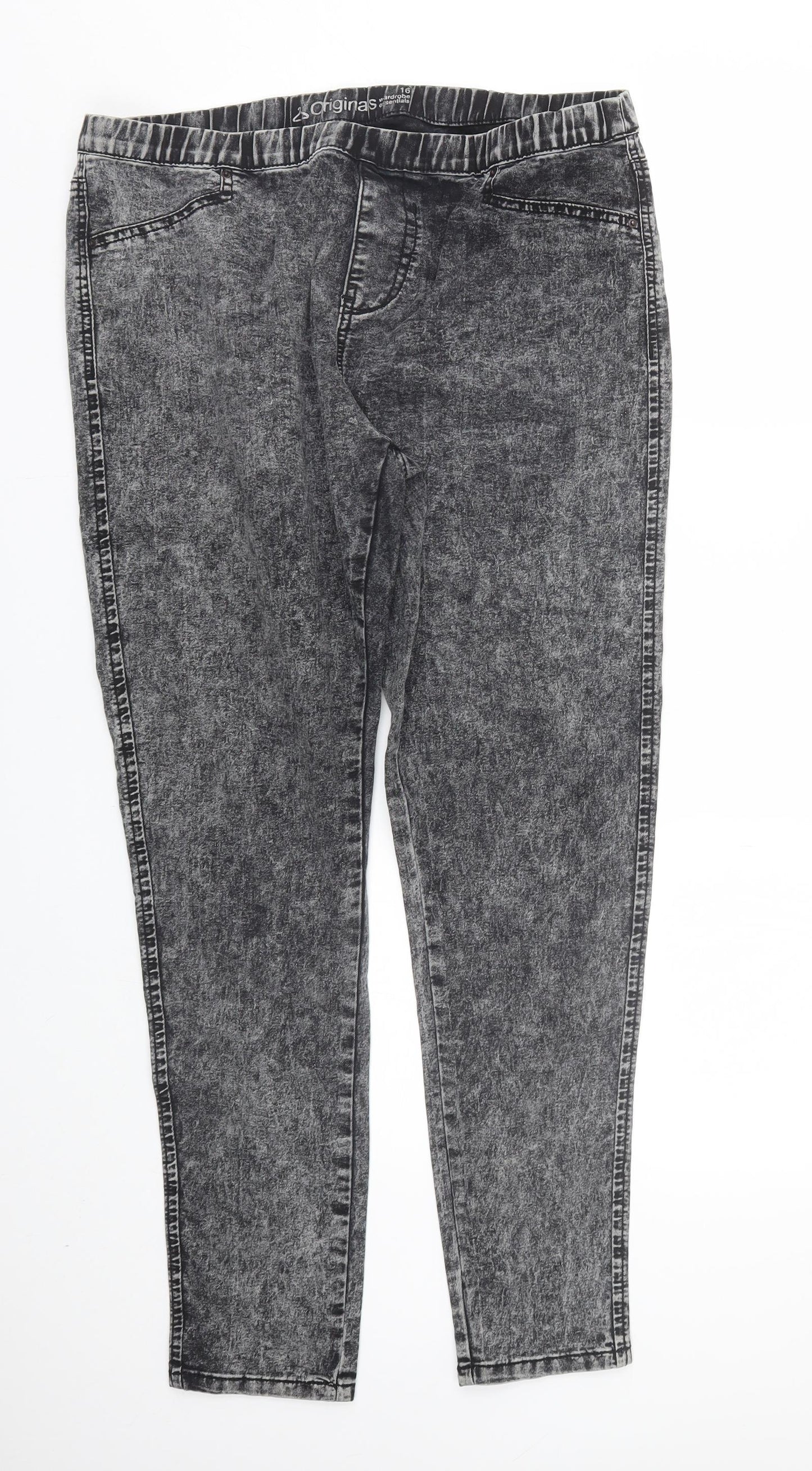 Originals Womens Black   Jegging Leggings Size 16 L27 in