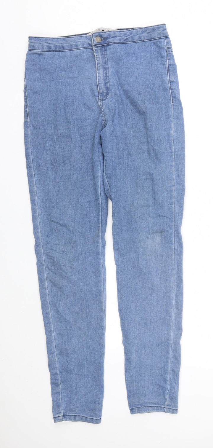 Primark Womens Blue Denim Skinny Jeans Size 10 L29 in