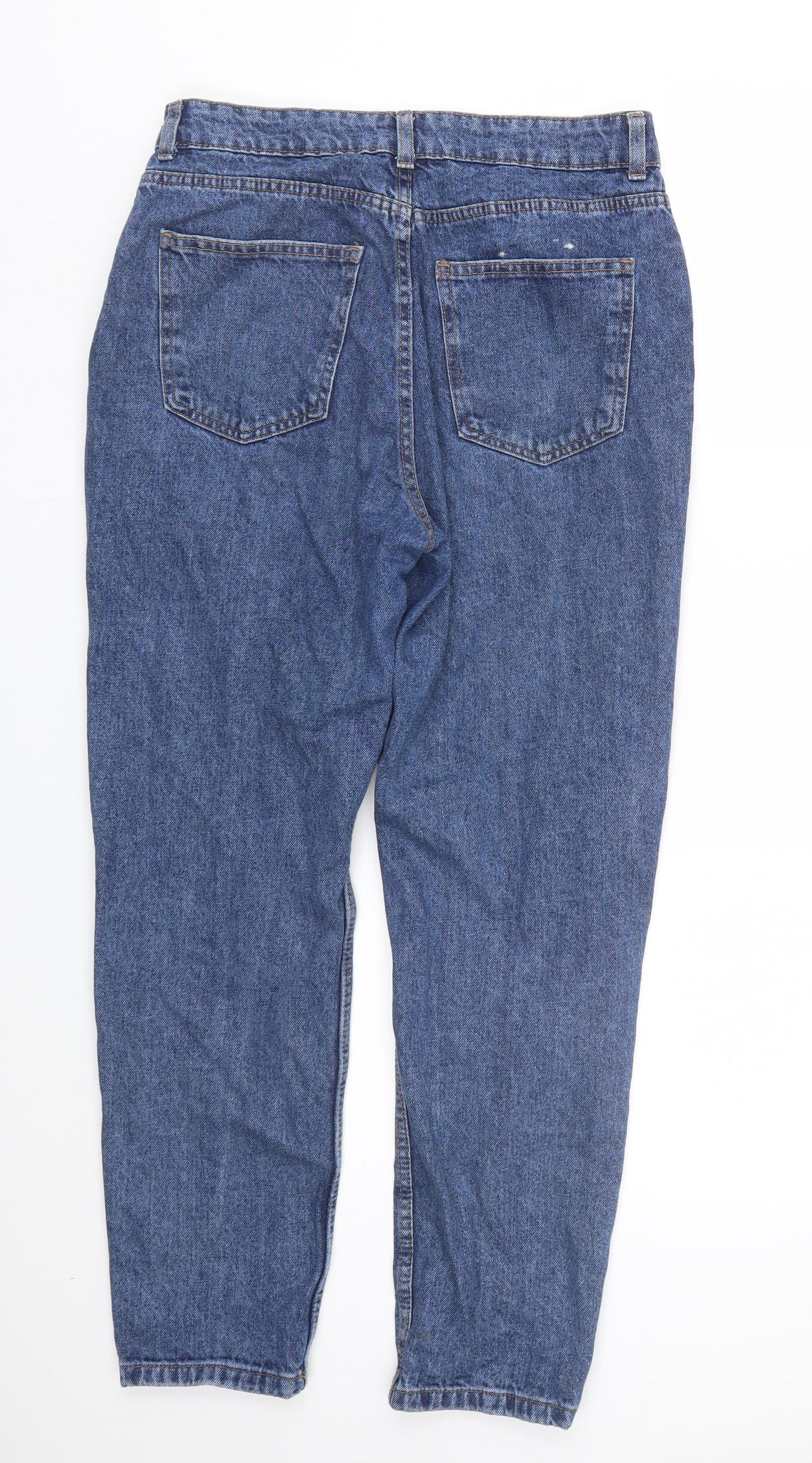 Denim co Womens Blue  Denim Straight Jeans Size 12 L25 in