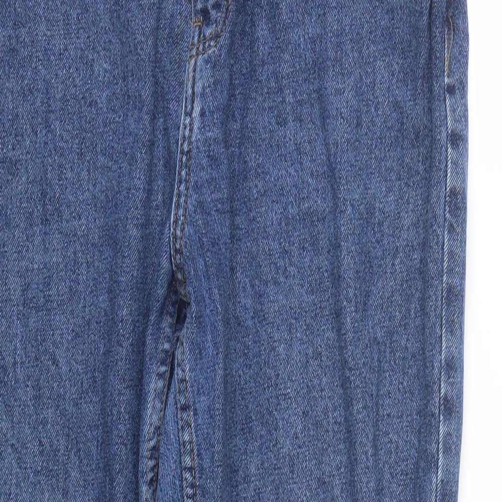 Denim co Womens Blue  Denim Straight Jeans Size 12 L25 in