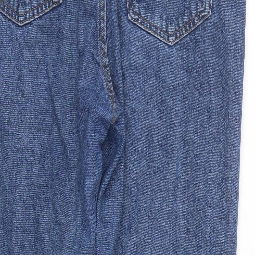 Denim co Womens Blue  Denim Straight Jeans Size 12 L25 in