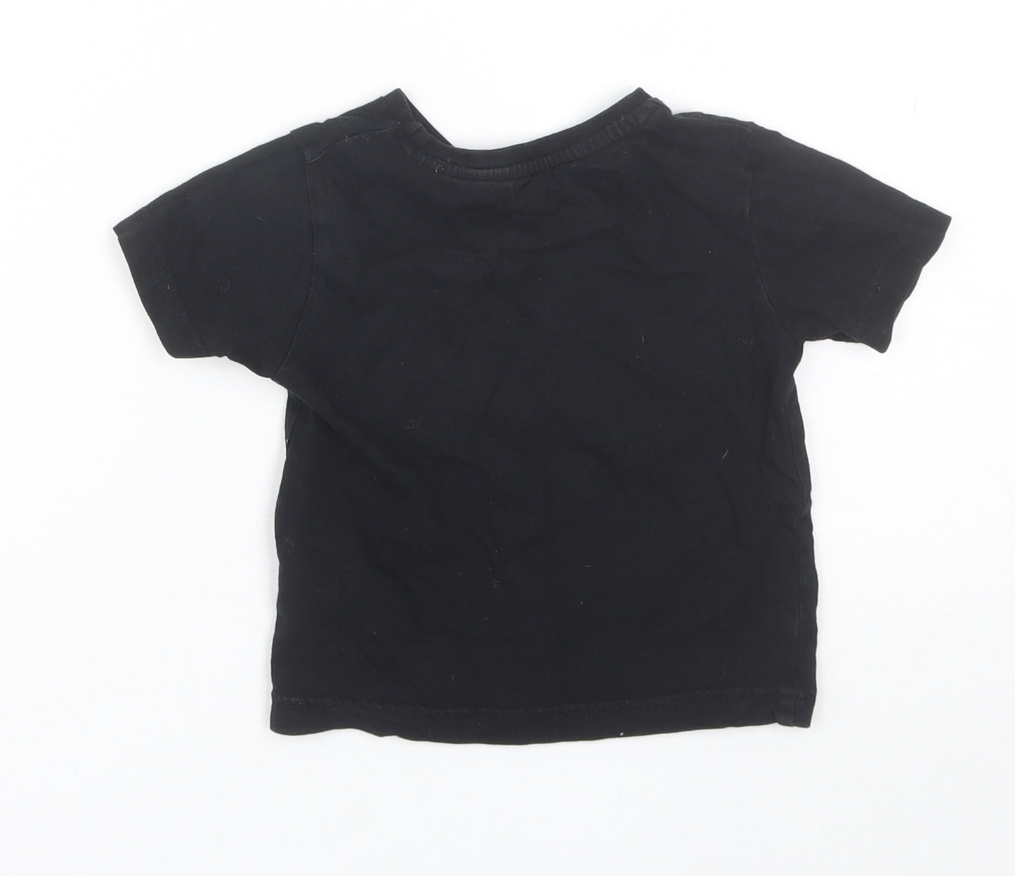 Max Baby Black   Basic T-Shirt Size 12-18 Months