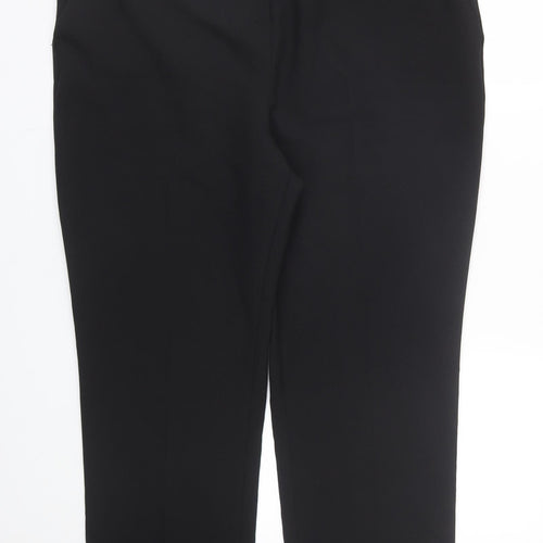 Peacocks Womens Black   Trousers  Size 18 L27 in