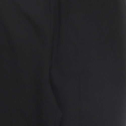 Peacocks Womens Black   Trousers  Size 18 L27 in