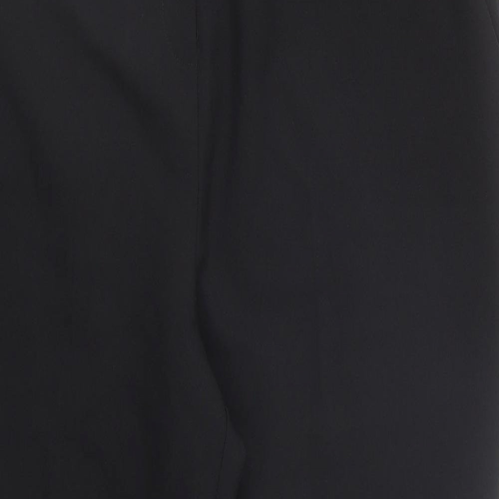 Peacocks Womens Black   Trousers  Size 18 L27 in