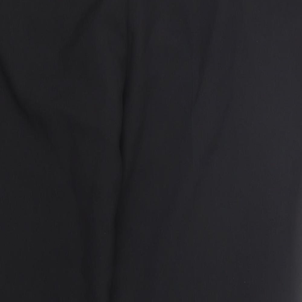 Peacocks Womens Black   Trousers  Size 18 L27 in