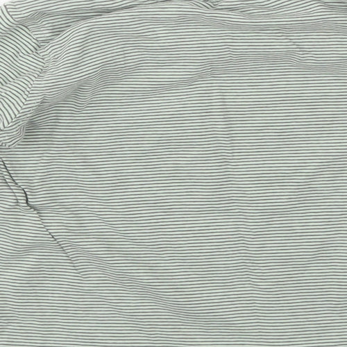 George Boys Green Striped  Basic T-Shirt Size 4-5 Years  - Dinosaur