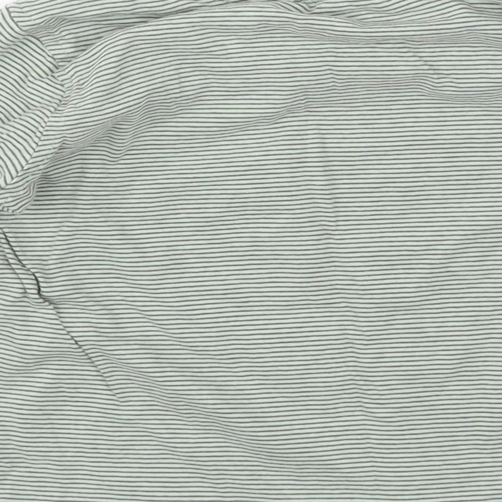 George Boys Green Striped  Basic T-Shirt Size 4-5 Years  - Dinosaur