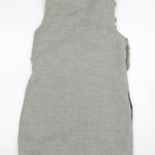 New Look Womens Grey   Gilet Jacket Size 8