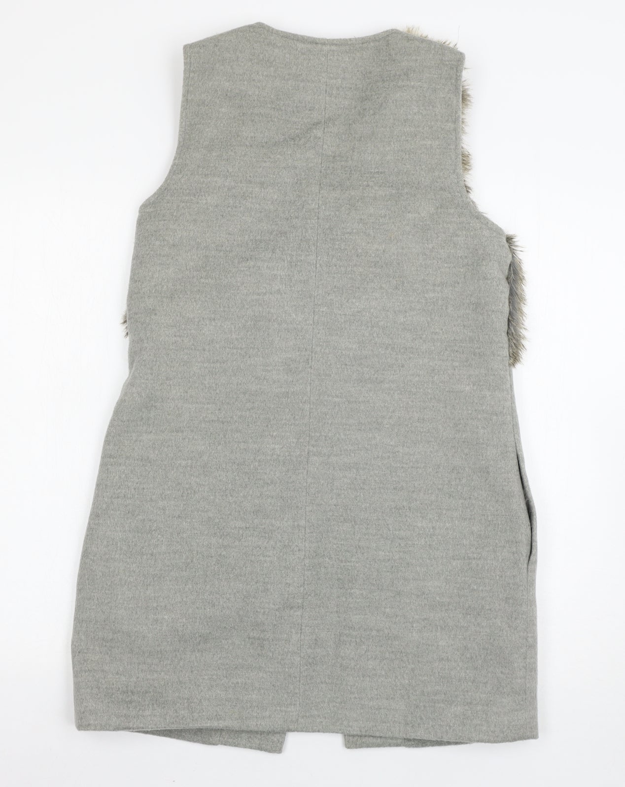 New Look Womens Grey   Gilet Jacket Size 8