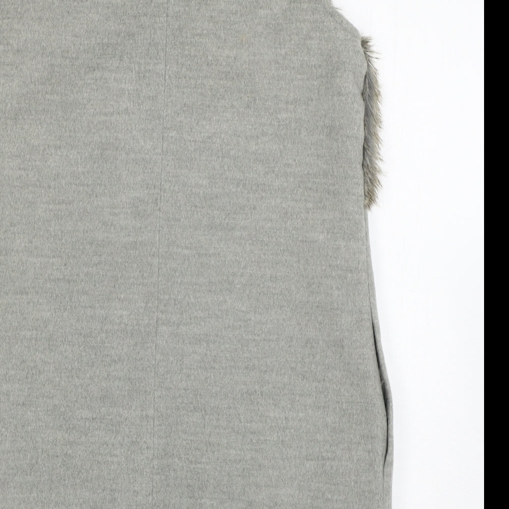 New Look Womens Grey   Gilet Jacket Size 8