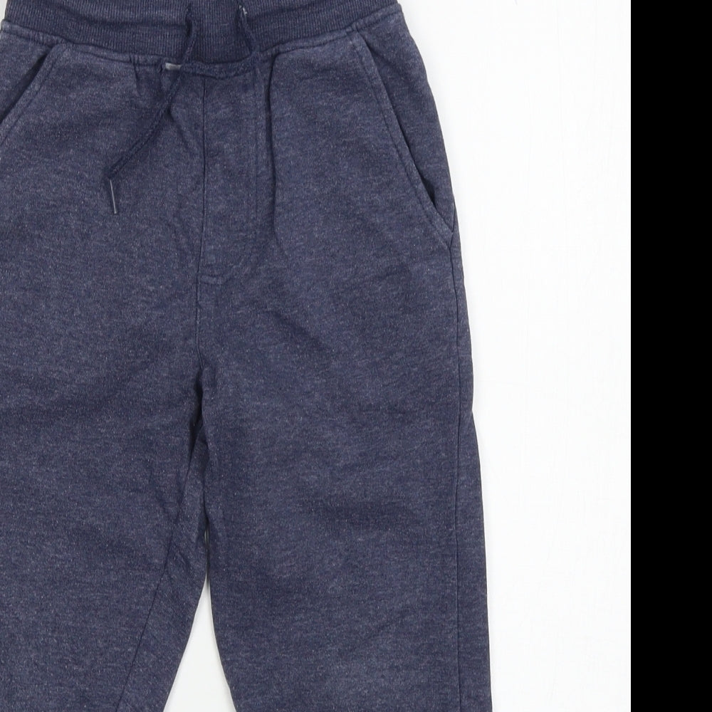 George Boys Blue   Jogger Trousers Size 5-6 Years