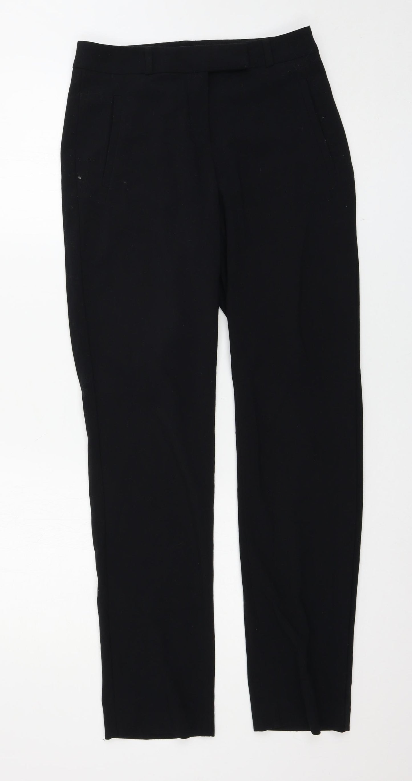 Marks and Spencer Womens Black   Trousers  Size 8 L30 in